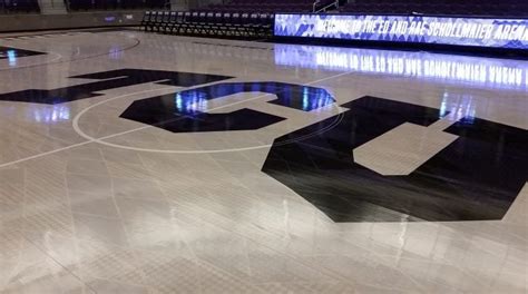 TCU Nike Frogskin Court Logo - Z-Floor Sport Flooring