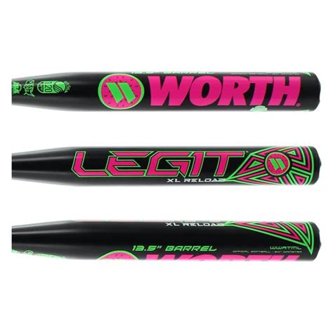 Worth Legit Watermelon Xl Reload Usssa Slow Pitch Softball Bat