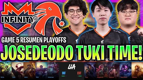 Josedeodo Tuki Time En La Mejor Partida Inf Vs Est Game Resumen