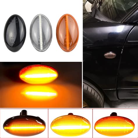 Pcs Sequential Flashing Lamp Dynamic Blinker Led Turn Signal Side