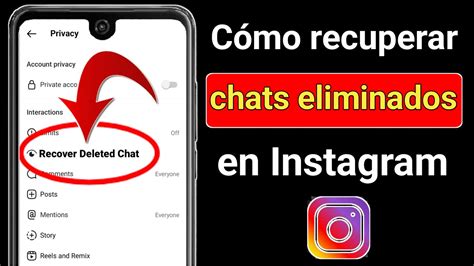 C Mo Recuperar Mensajes Y Chats De Instagram Eliminados Youtube