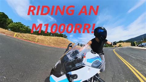 Riding an m1000rr ! - YouTube