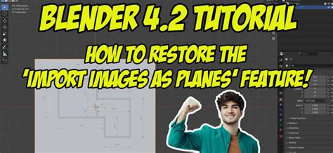 Blender Tutorial How To Restore The Images As Planes” Add On