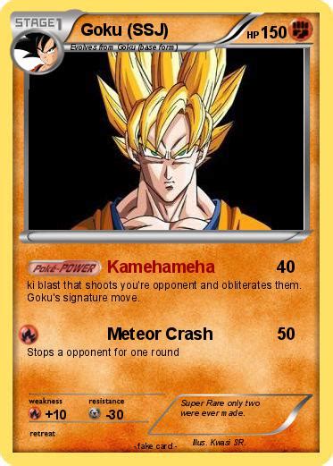 Pokémon Goku SSJ 753 753 Kamehameha My Pokemon Card