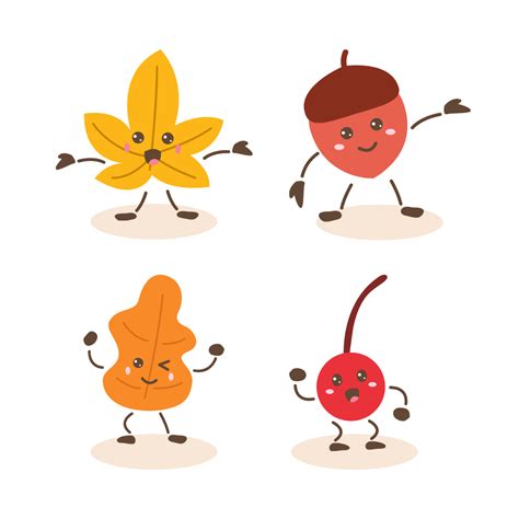 Free Cartoon Fall Vector Template To Edit Online