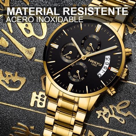 Reloj Analogo Manec Plateado Para Caballero Handy Buy