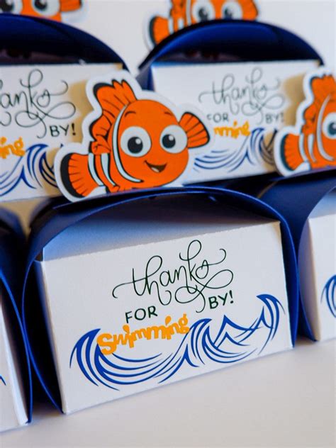 Finding Nemo Birthday Favor Boxes Etsy