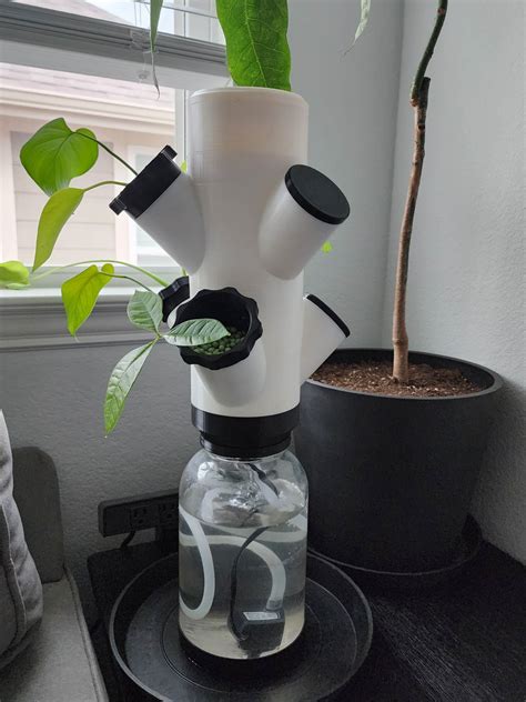 Jar Adapter For Hydroponic Tower Garden By Tyrannosorceror Download
