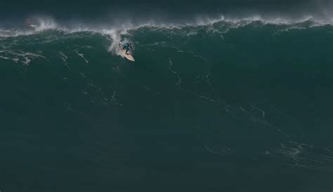 Paddling Into These Nazaré Monsters Is Just Nuts