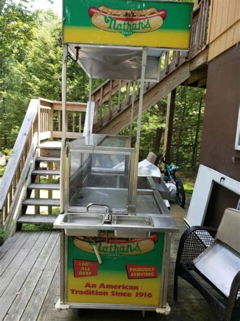 2011 Custom Nathans Hot Dog Vending Concession Cart For Sale In