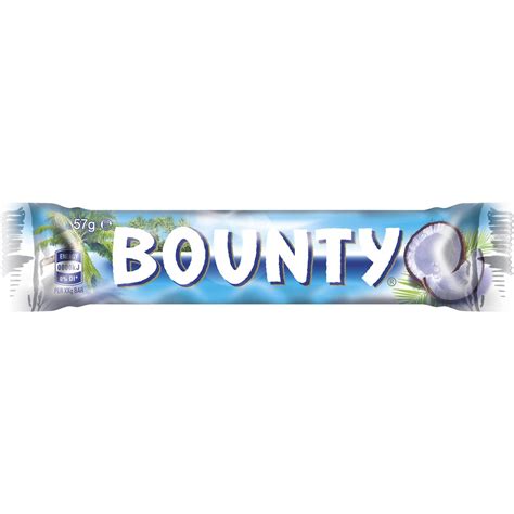 Bounty Chocolate Bar 57g Woolworths