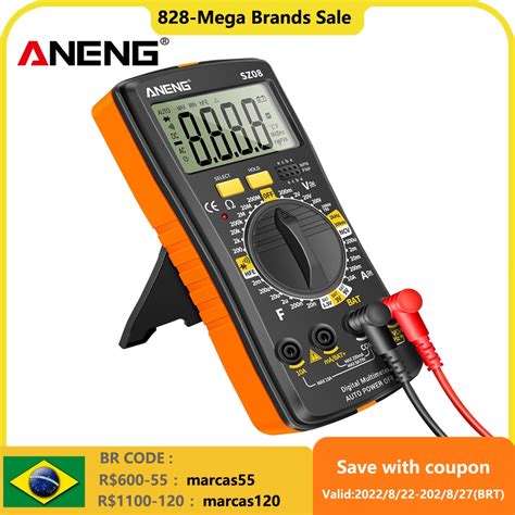 ANENG SZ08 Digital True RMS Professional Multimeter AC DC Current