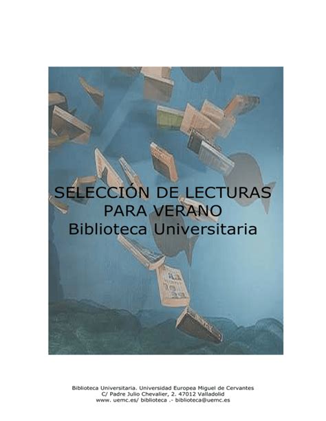 Selección de Lecturas para Verano