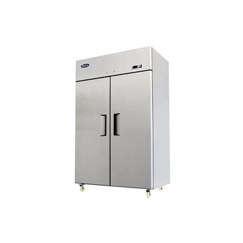 Atosa MBF8002GR Congelador vertical 2 puertas sólidas de 43 1 pies