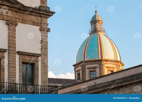 Tour In Caltagirone Stock Image Image Of Dome Tile 55352767