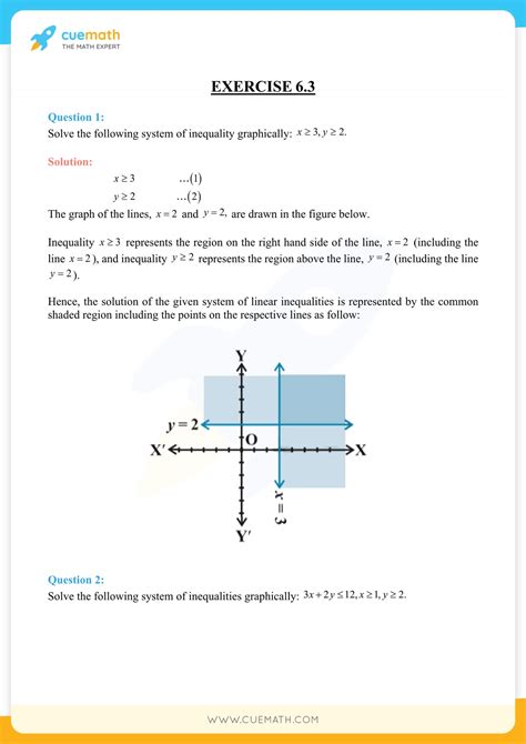 Ncert Solutions For Class Maths Chapter Linear Inequalities Free