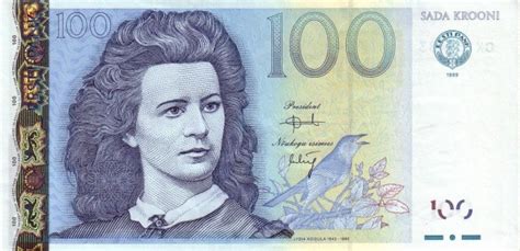 Estonia 100 Krooni 1999 Eesti Pank Foreign Currency