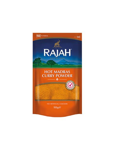 Rj Hot Madras Curry Powder 100g