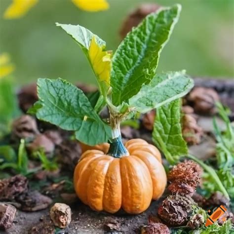 Tree Growing From A Pumpkin On Craiyon