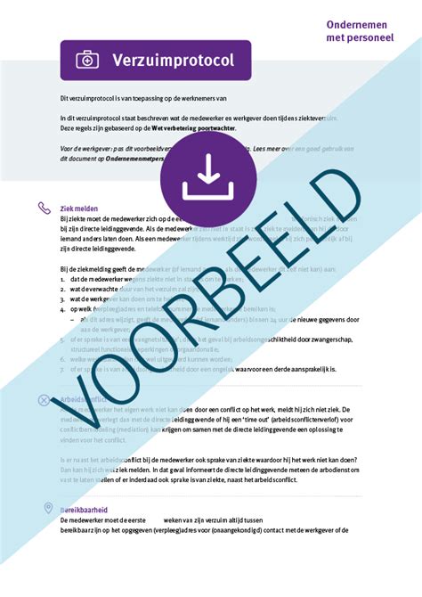 Verzuimprotocol Maken Tips Voor Werkgevers