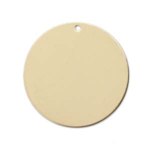 Sequin rond 22 mm en Gold filled Or laminé x1 Perles Co