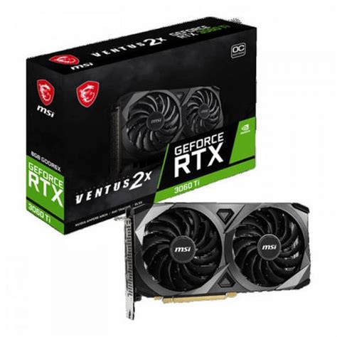 Купить Видеокарта Gf Rtx 3060 Ti 8gb Gddr6x Ventus 2x 8gd6x Oc Msi