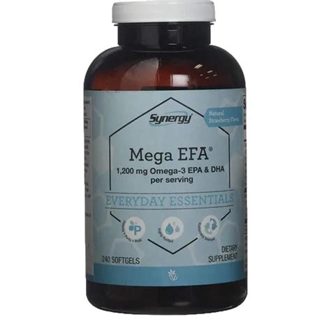 Vitacost Synergy Mega Efa 1200 Mg Omega 3 240 Cápsulas Submarino