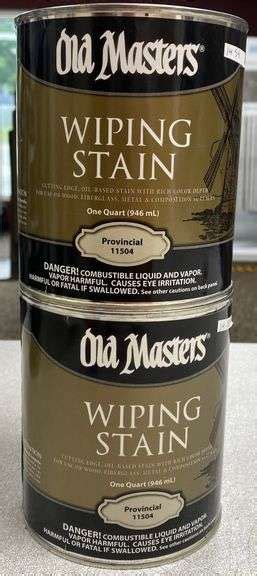 Old Masters Provincial Wiping Stain - Sherwood Auctions