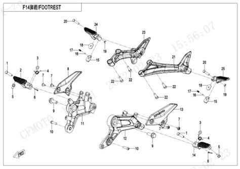 Cfmoto F V Footrest Sherco