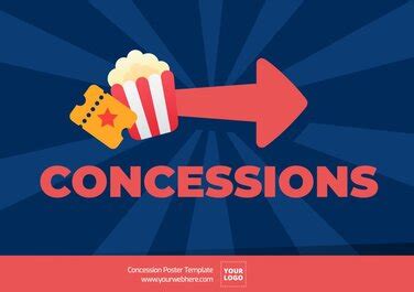 Customize a Concession Stand Banner Template