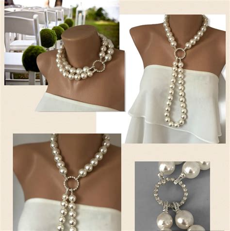 Handmade Bridal Pearl Necklace - Etsy