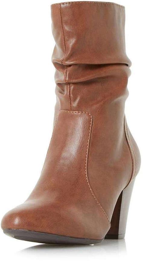 Head Over Heels By Dune Tan Ronni Heeled Boots Boots Heeled Boots