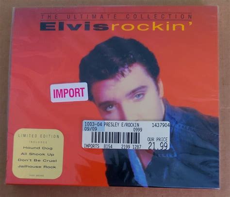 Elvis Presley The Ultimate Collection Elvis Rockin Limited Edition Cd