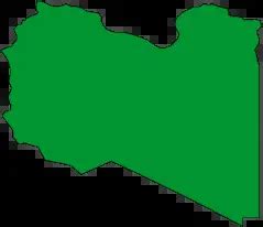 Flag Map of Libya - Mapsof.Net