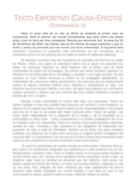 SOLUTION Texto Expositivo Causa Efecto Studypool