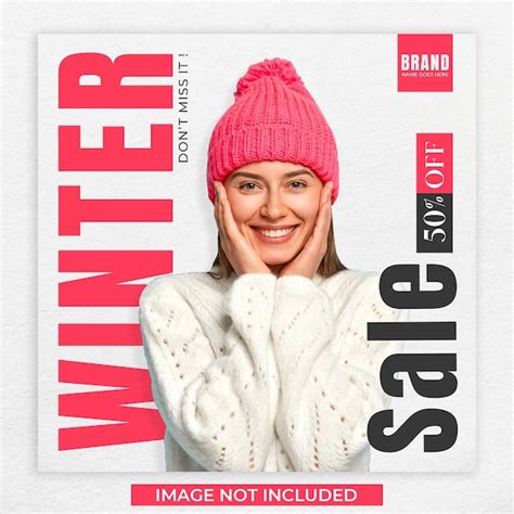 Premium PSD Winter Fashion Sale Social Media Design