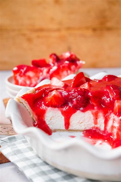 Strawberry Cream Cheese Pie Recipe Dinner Then Dessert