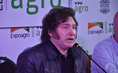 Milei filoso en Expoagro Yo no me prestaba al robo de la política de