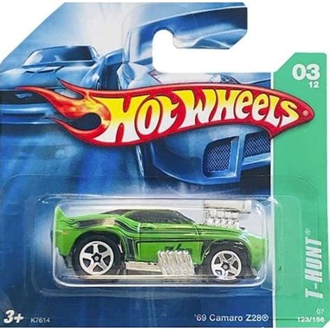 T HUNT Hot Wheels Treasure Hunts 69 Camaro Z28 Shopee Brasil