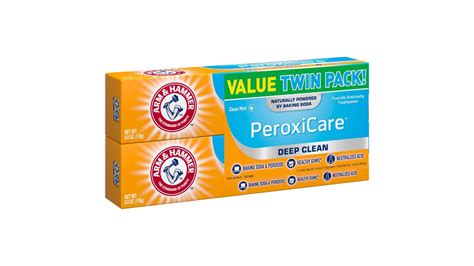 Arm & Hammer Peroxicare Clean Mint Fluoride Toothpaste (6 oz x 2 ct ...