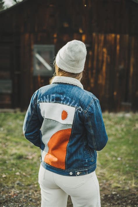 Patchwork And Quilted Back Denim Jacket Diy