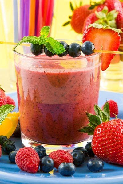 Abnehmshake Mit Beeren Smoothie Eiwei Shake Zum Selber Machen