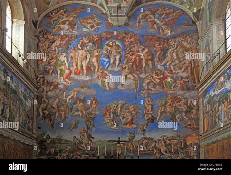 Michelangelo Last Judgement Hi Res Stock Photography And Images Alamy