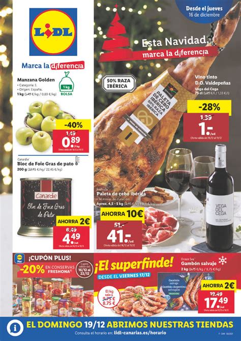 Lidl NAVIDAD 2021 Oferta Actual 16 12 22 12 2021