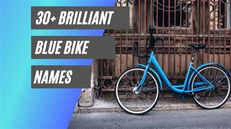 30 Brilliant Blue Bike Names • Bicycle 2 Work
