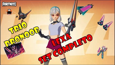 Fortnite Lexa Com Set Completo Youtube