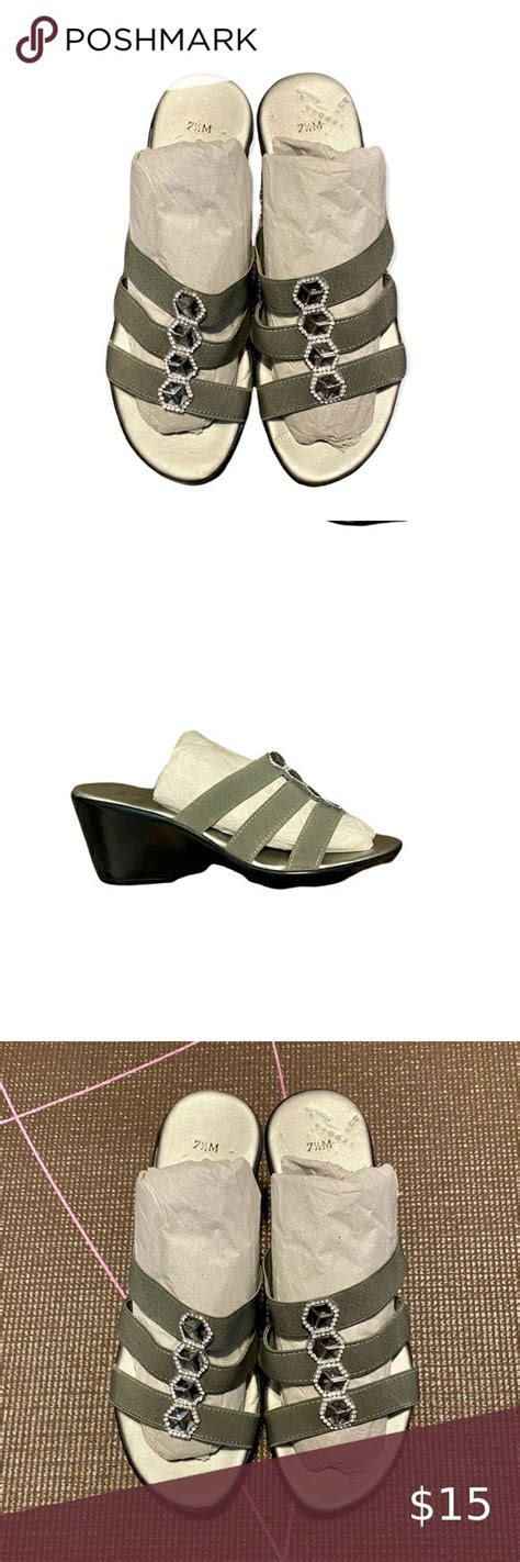 Italian Shoemaker Silver Sandals Silver Sandals Shoemaker Sandals