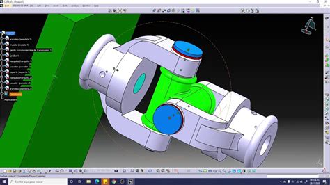 24 Ensamble De Ejemplo Junta Cardan En CATIA YouTube