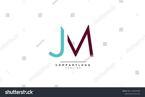 Alphabet Letters Initials Monogram Logo Jm Stock Vector Royalty Free