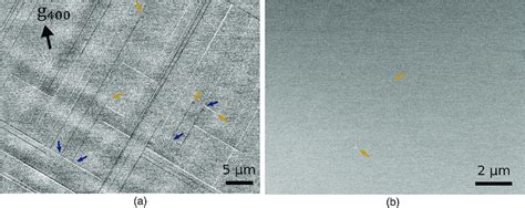 Electron Channeling Contrast Images Showing Dislocations In The Si SiGe